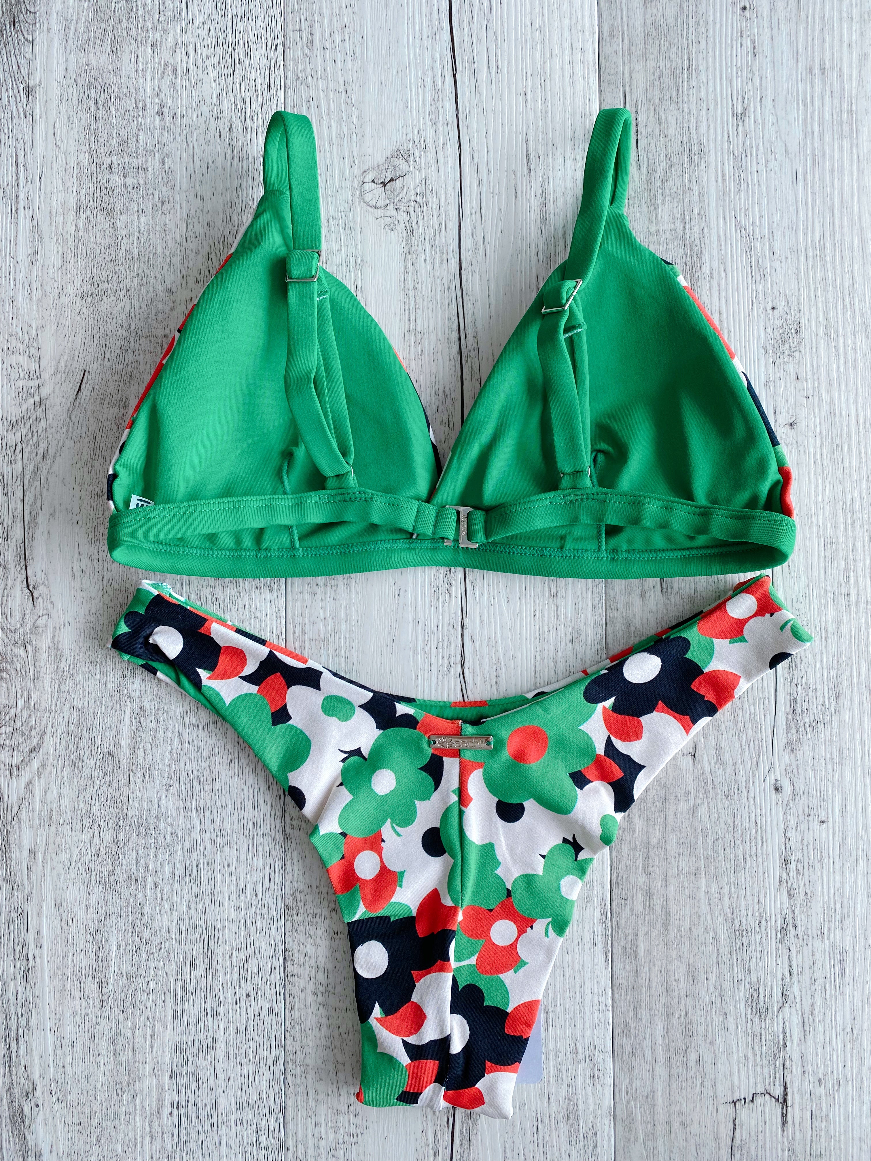 Magali Green Bikini Set